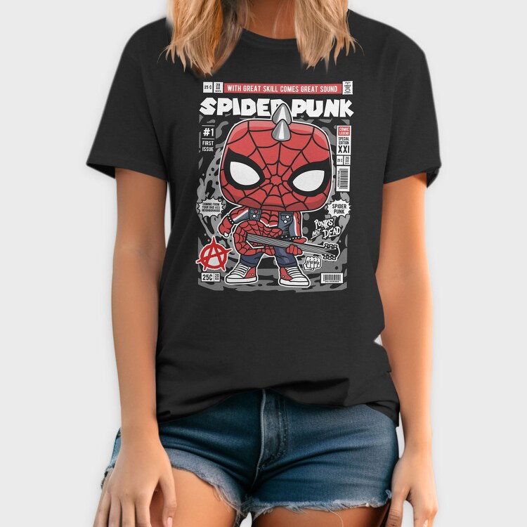 Spider Punk Revolution, Tricou Barbati (Unisex)