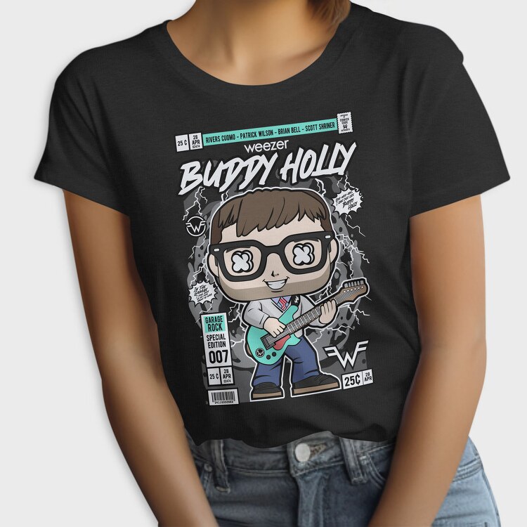 Buddy Holly Rockstar, Tricou Femei