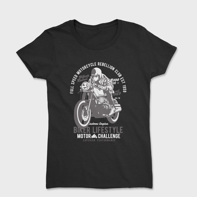 Biker Lifestyle, Tricou Femei