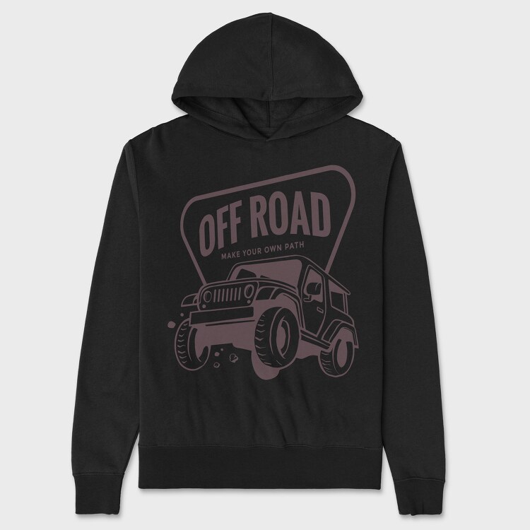 Off Road, Hanorac Oversize Barbati (Unisex)