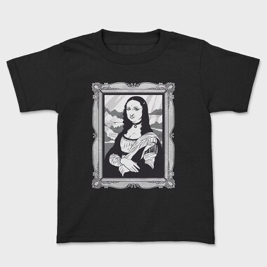 Tricou Copii, Gothic Mona Lisa