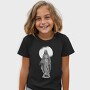 Ilustracion Estatua Con Usin, Tricou Copii
