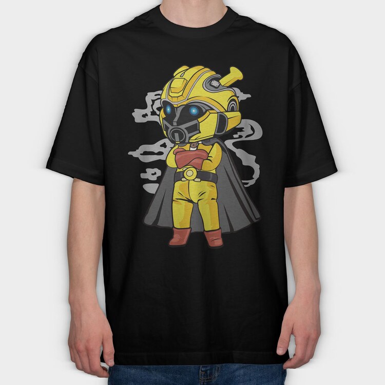 Bumblebee Hero Cape, Tricou Oversize Barbati (Unisex)