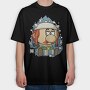 Viking Warrior Mascot, Tricou Oversize Barbati (Unisex)