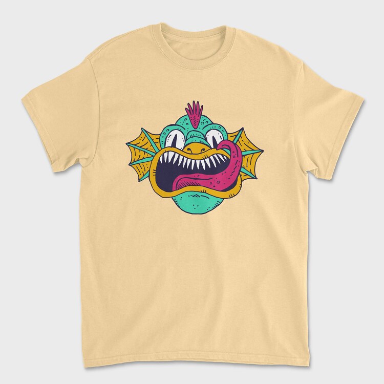 Monster Faces 4, Tricou Barbati (Unisex)