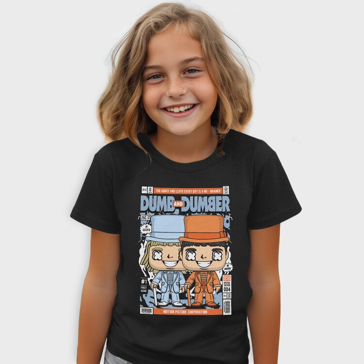 Dumb And Dumber Pop Art, Tricou Copii