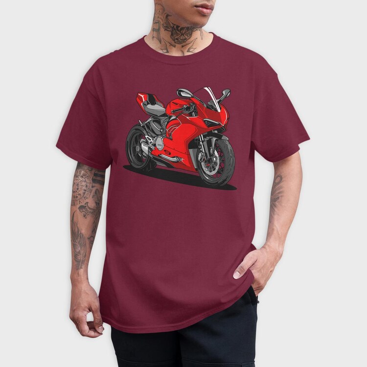 Ducati Panigale V2, Tricou Barbati (Unisex)