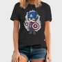 Captain America Chibi, Tricou Barbati (Unisex)