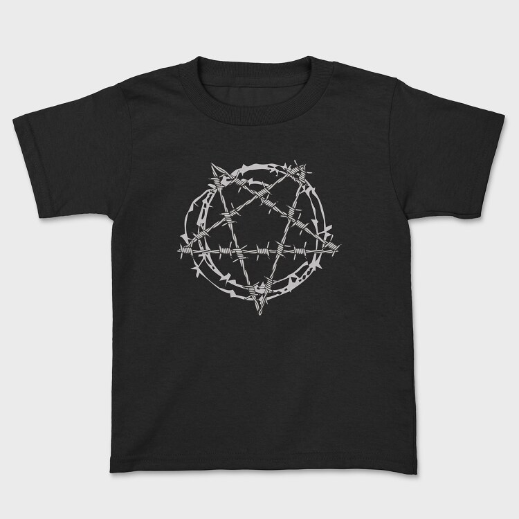 Tricou Copii, Barbed Wire Pentagram