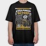 Steampunk Batmobile, Tricou Oversize Barbati (Unisex)