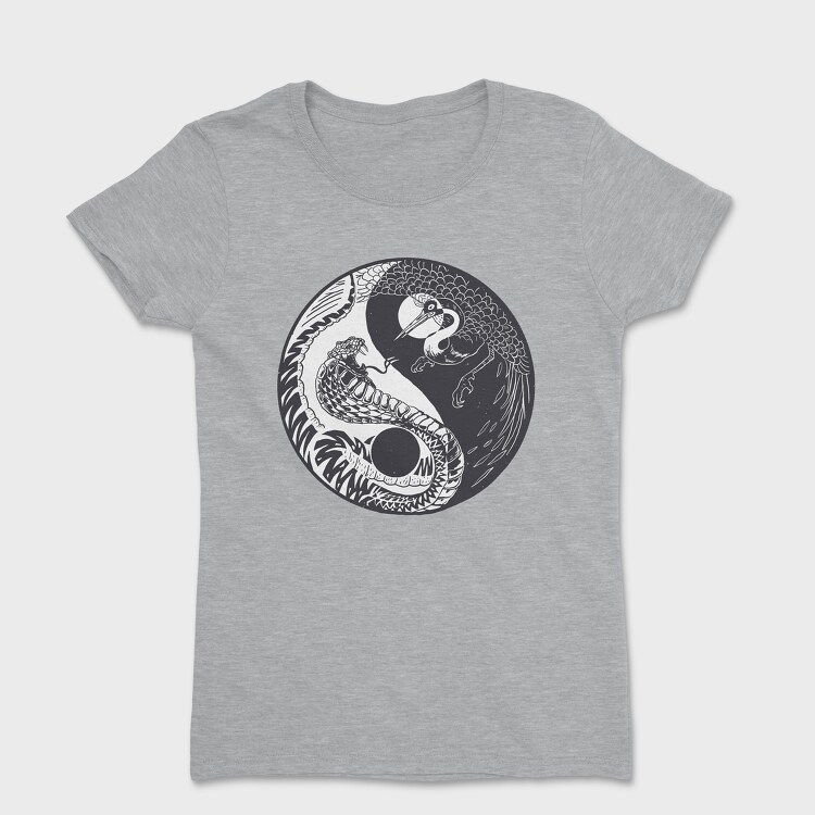 YingYang Crane Snake, Tricou Femei