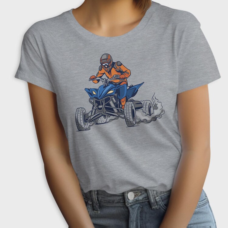 Quad Bike Illustration, Tricou Femei
