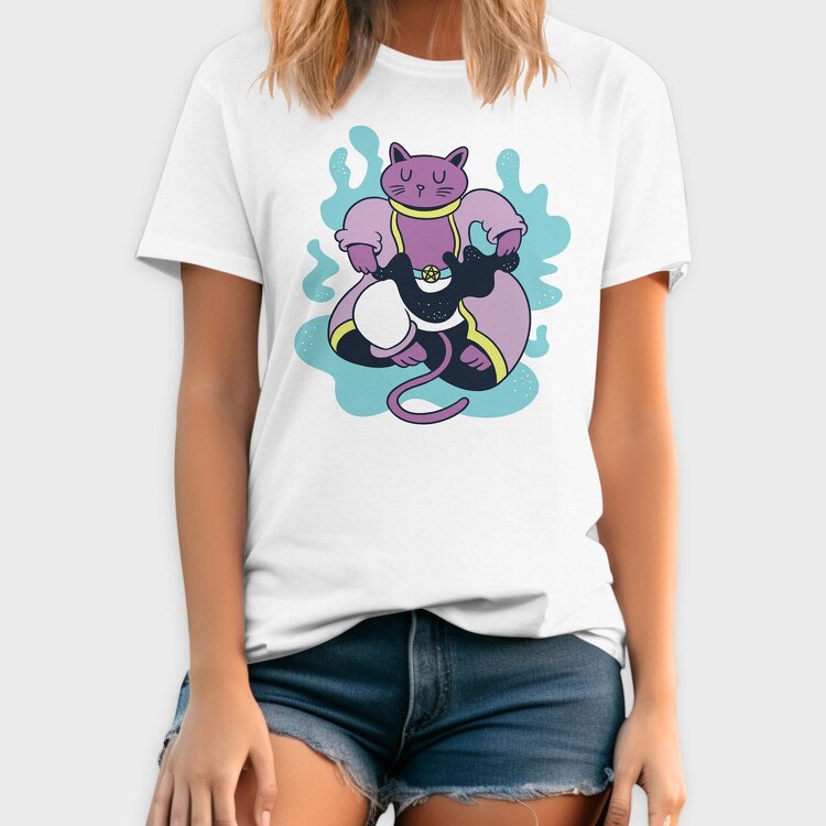 Magician Cat, Tricou Barbati (Unisex)