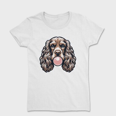 Cocker Spaniel Chewing Gum, Tricou Femei