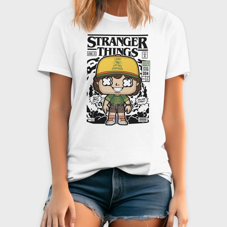 Stranger Things Comic Cap, Tricou Barbati (Unisex)