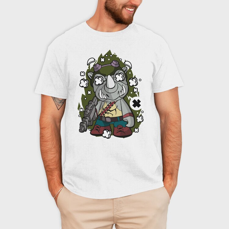 Rhino Riot Squad, Tricou Barbati (Unisex)