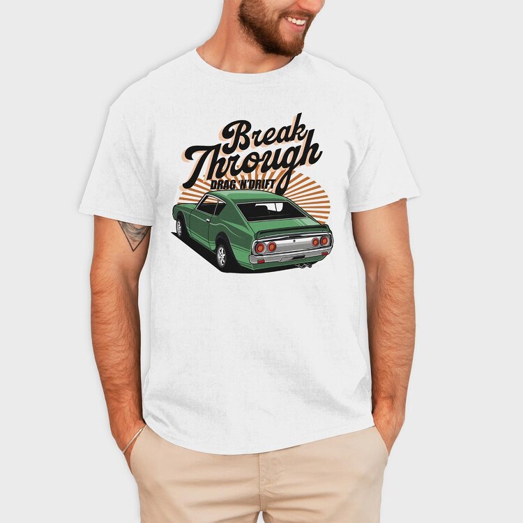 nissan skyline gt-r, Tricou Barbati (Unisex)