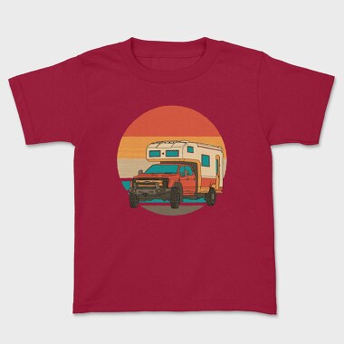 Tricou Copii, Retrosunset Camper