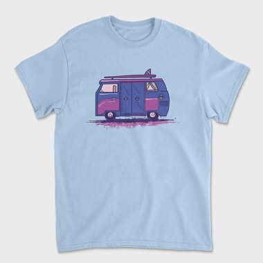 Tricou Barbati (Unisex), Camper Van Purple