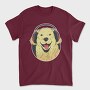 Headphone Dog, Tricou Barbati (Unisex)