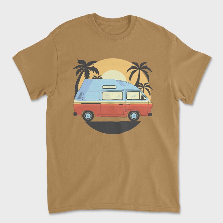 Camper Van, Tricou Barbati (Unisex)