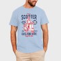 Vintage Scooter, Tricou Barbati (Unisex)