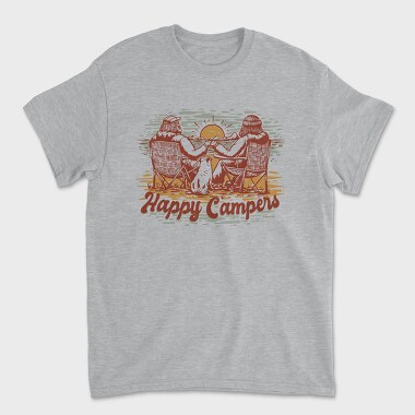 Tricou Barbati (Unisex), Happy Campers