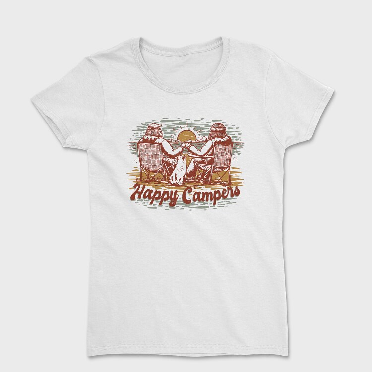 Tricou Femei, Happy Campers