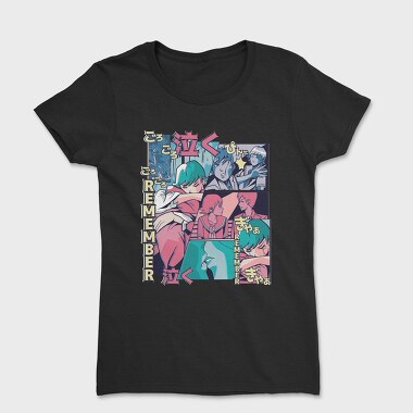 Anime Vaporwave Remember, Tricou Femei
