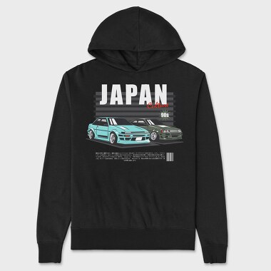 Japan Culture, Hanorac Oversize Barbati (Unisex)