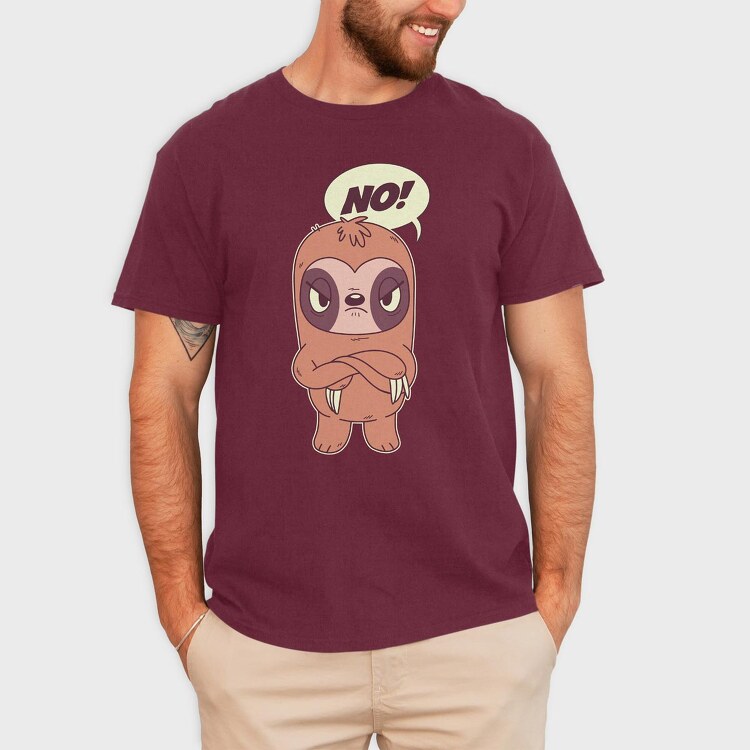 No Sloth, Tricou Barbati (Unisex)