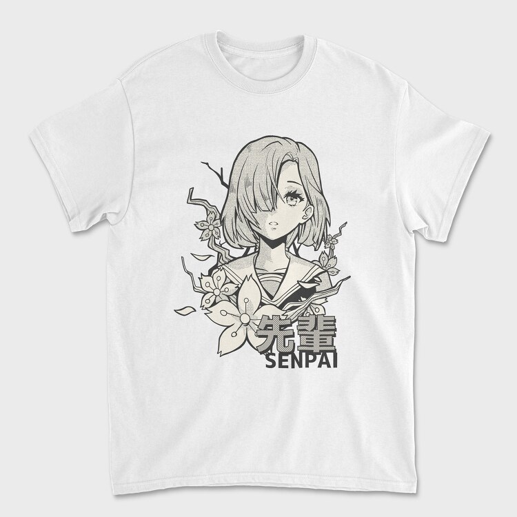 Senpai, Tricou Barbati (Unisex)