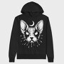 Black Metal Cat, Hanorac Oversize Barbati (Unisex)