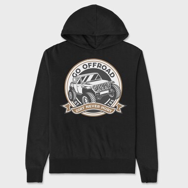 Off Road Jeep 3, Hanorac Oversize Barbati (Unisex)