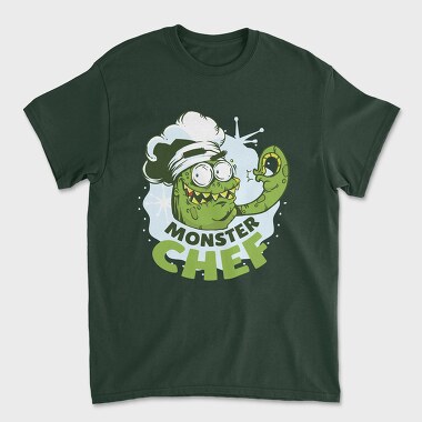 Tricou Barbati (Unisex), Monster Chef