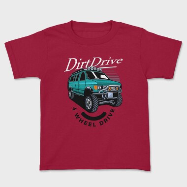 4 Wheel Drive Car, Tricou Copii