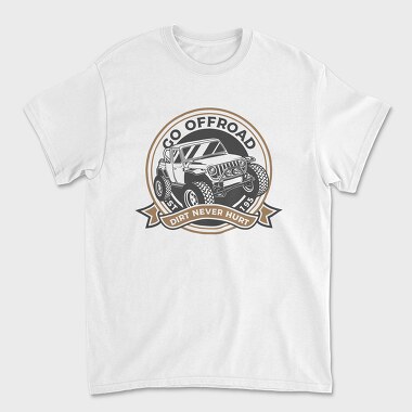 Off Road Jeep 3, Tricou Barbati (Unisex)