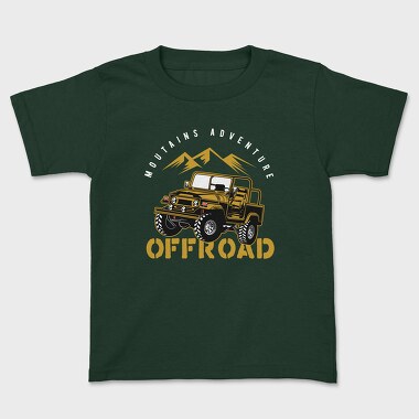 Tricou Copii, Offroad Jeep Adventure