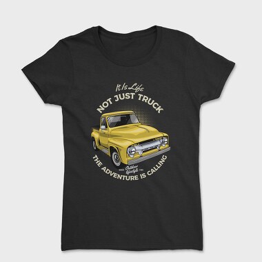 The Adventure Is Calling Yellow Car, Tricou Femei