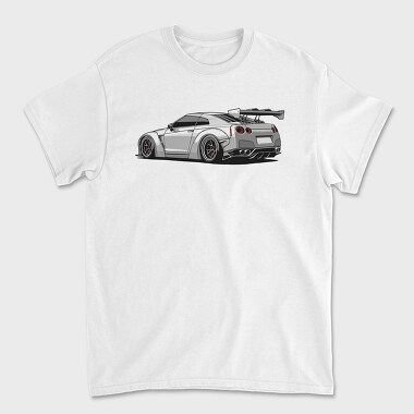 Skyline Gtr Grey Racing, Tricou Barbati (Unisex)