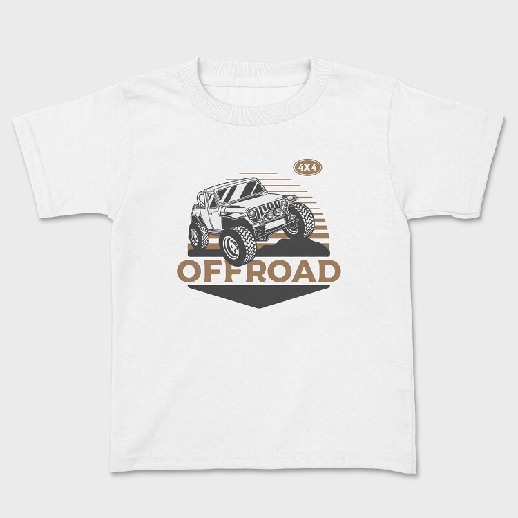 Tricou Copii, Off Road Jeep 0