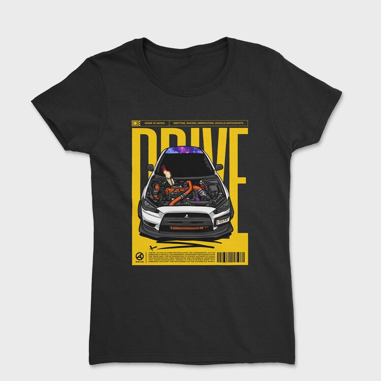 Evo Drive Flame, Tricou Femei