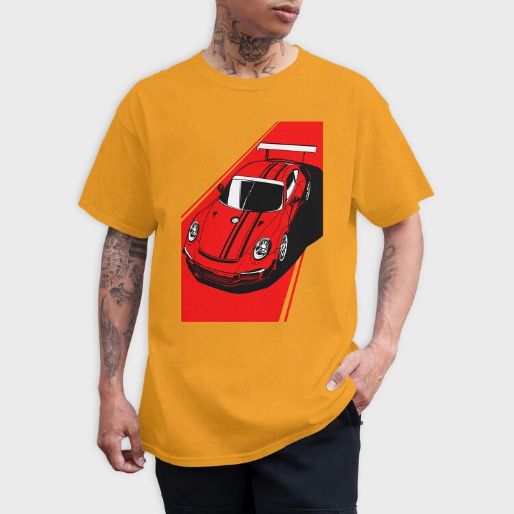 Porsche Gt3 Rs, Tricou Barbati (Unisex)