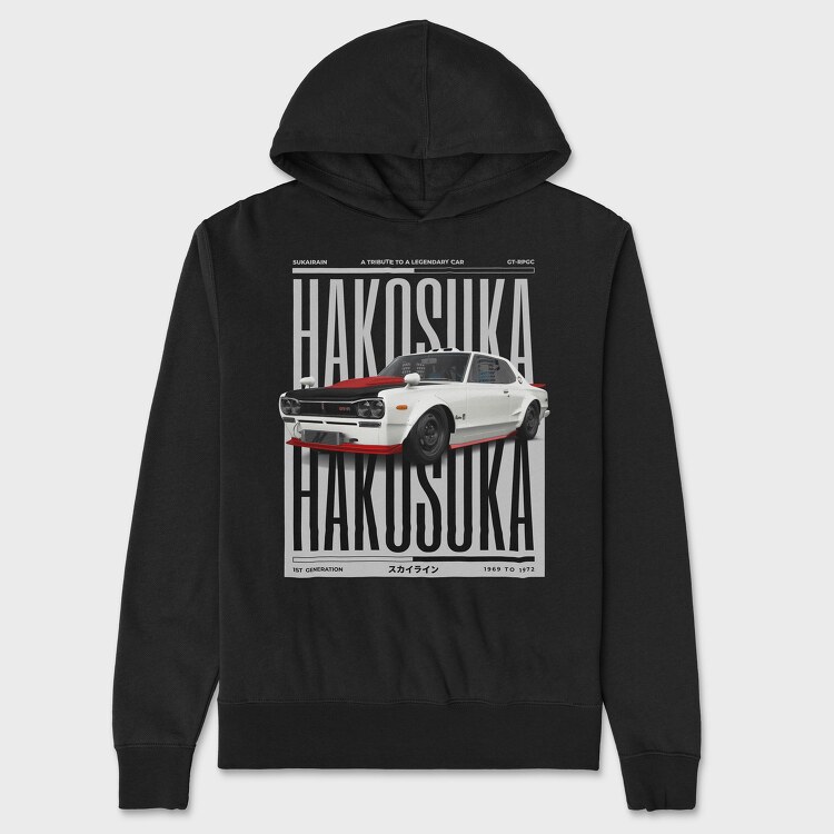 Hakosuka Skyline, Hanorac Oversize Barbati (Unisex)