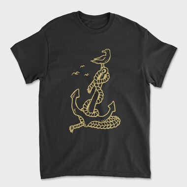 Tricou Barbati (Unisex), Anchor Bird