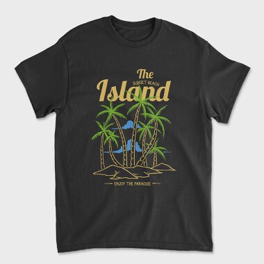 Island, Tricou Barbati (Unisex)