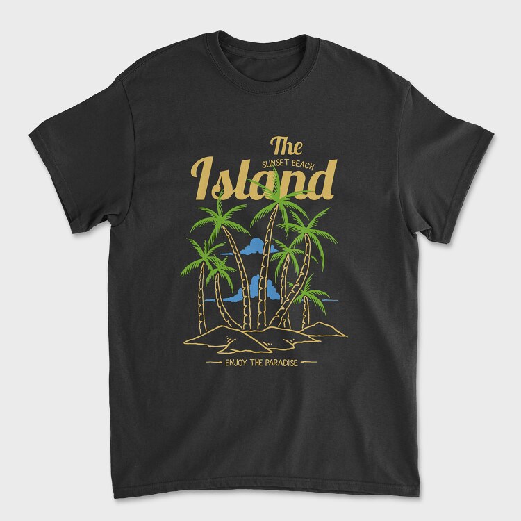 Tricou Barbati (Unisex), Island