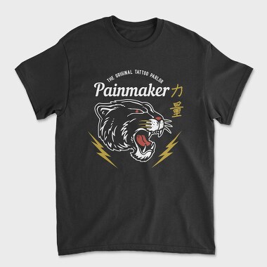 Black Puma Tattoo, Tricou Barbati (Unisex)