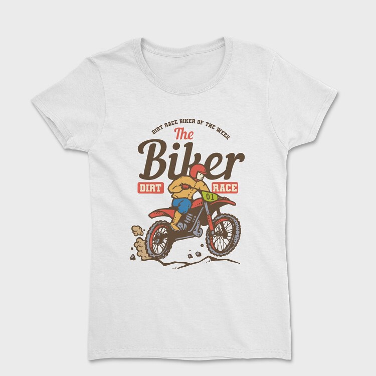 Motocross Retro, Tricou Femei