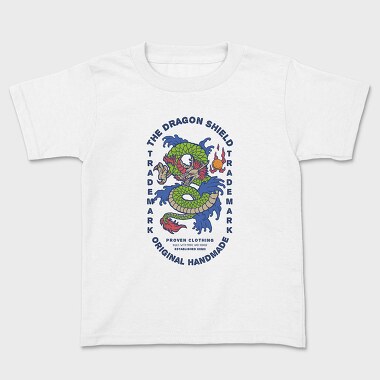 Tricou Copii, Retro Dragon